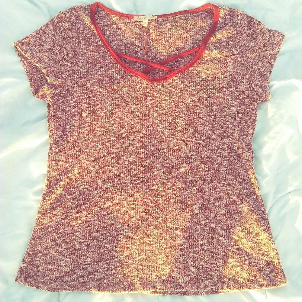 Red Charlotte Russe Shirt
